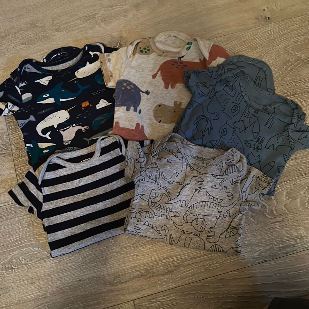 Lot of 5 onesies